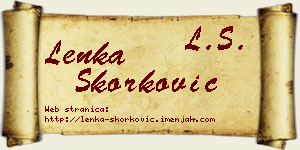 Lenka Skorković vizit kartica